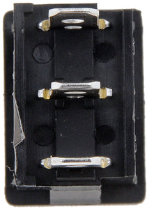 On-Off-On Mini Non-Glow Black Rectangular Style - 10 Amp Switch - Dorman# 85969