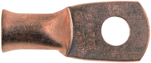 6 Gauge 1/4 In. Copper Ring Lugs - Dorman# 86168