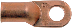 1/0 Gauge 3/8 In. Copper Ring Lugs - Dorman# 86186