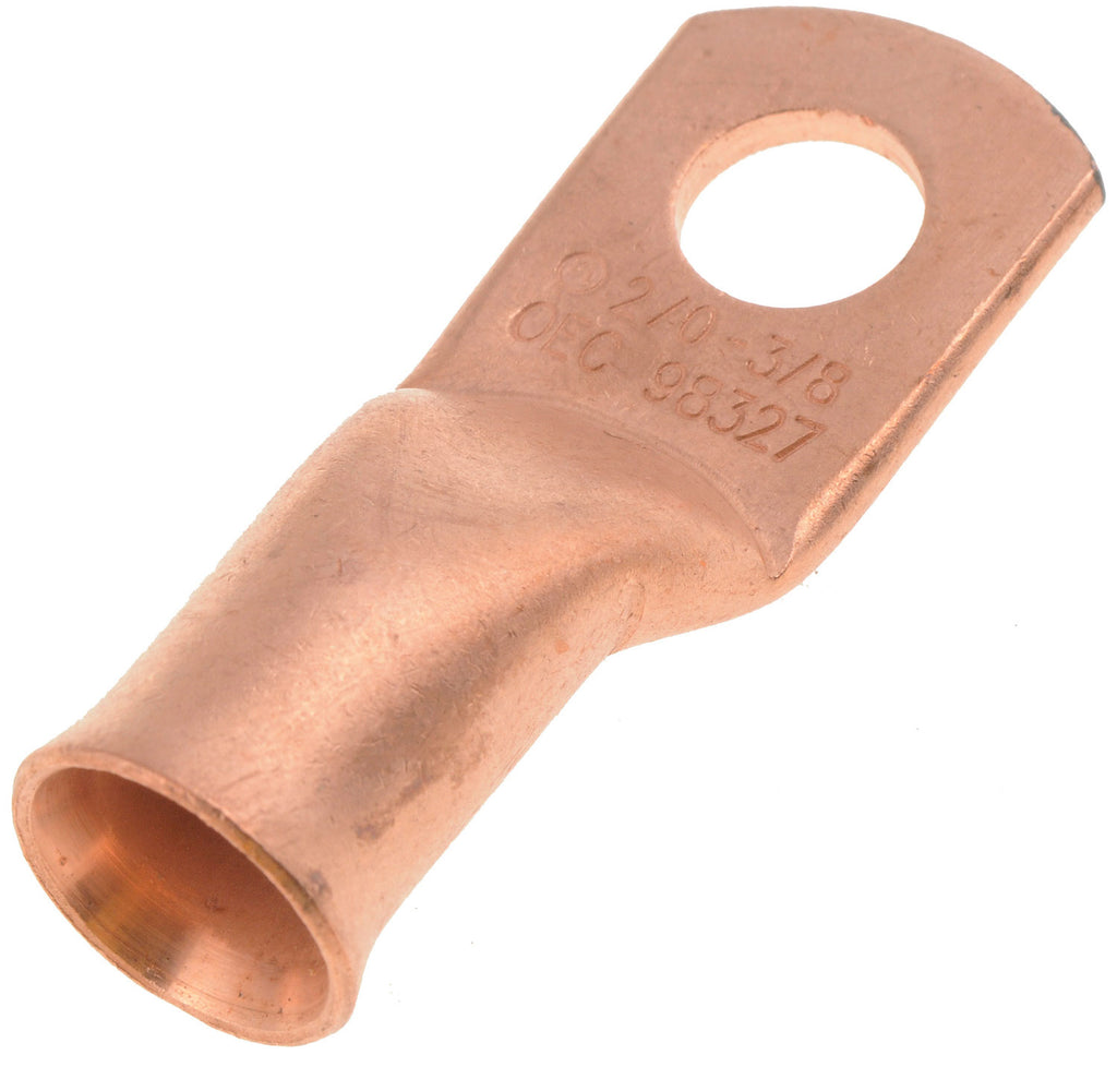 2/0 Gauge 3/8 In. Copper Ring Lugs - Dorman# 86190