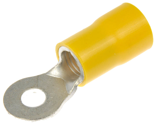 4 Gauge Ring Terminal 5/16 Yellow - Dorman# 86460