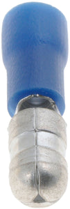 16-14 Gauge Male Bullet Terminal, .188 In., Blue - Dorman# 86453
