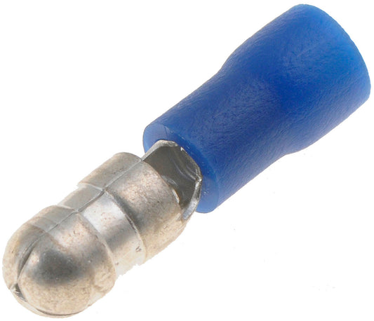 16-14 Gauge Male Bullet Connector, .188 In., Blue - Dorman# 85457