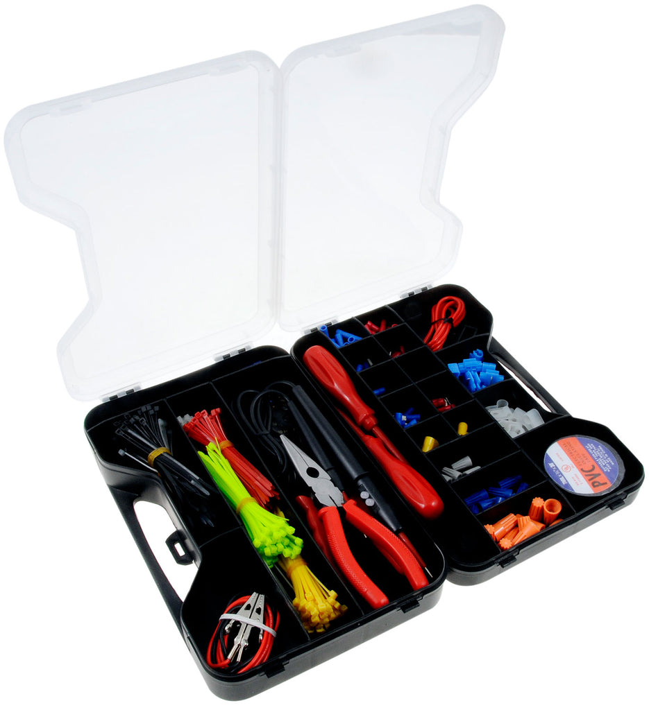 New 399 PC Automotive Electrical Repair Kit W/Case - Dorman 86689C