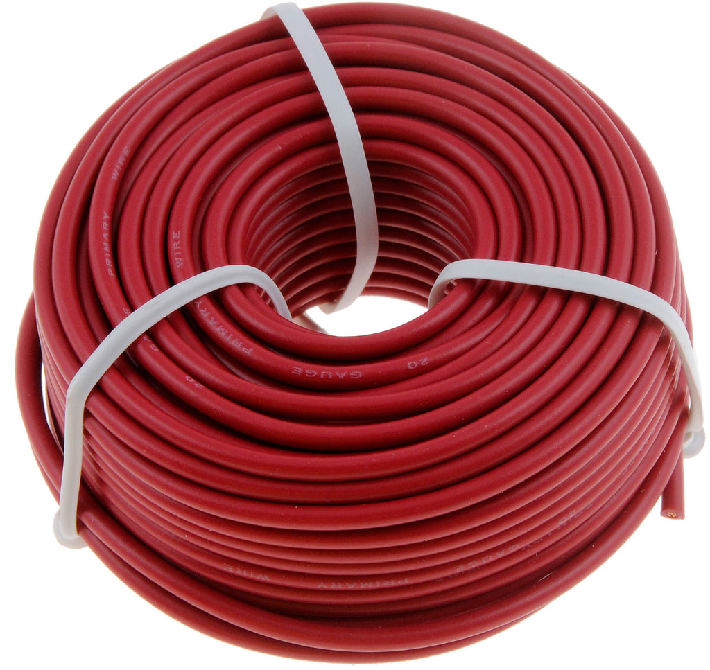 20 Gauge Red Primary Wire- Card - Dorman# 86750