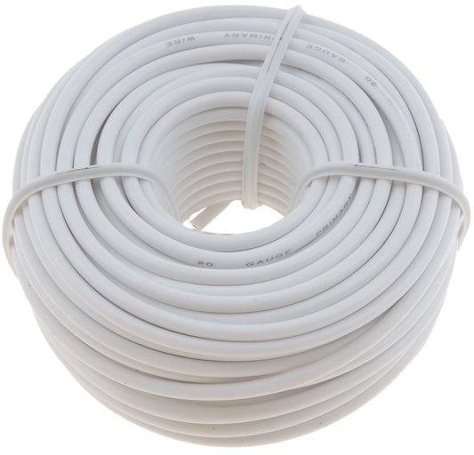 20 Gauge White Primary Wire- Card - Dorman# 86753