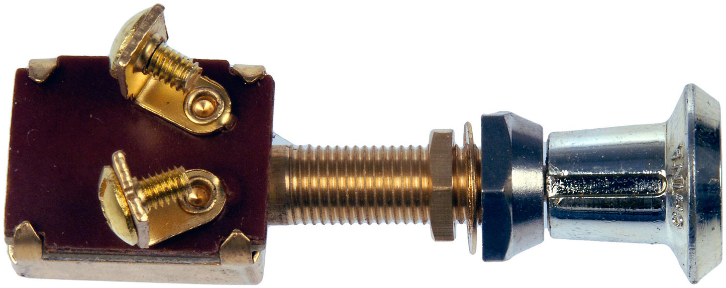 On-Off Function Screw Terminal Electrcl Switches Push/Pull Brass - Dorman# 86912