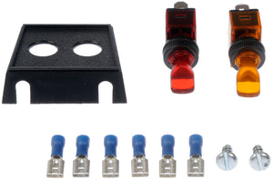 Lever Multiple Toggle Kit 2 Switches: Red and Amber - Dorman# 86920