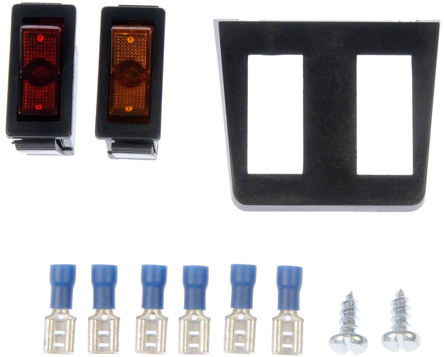 Multiple Rocker Kit Two Switches - Red and Amber - Dorman# 86921