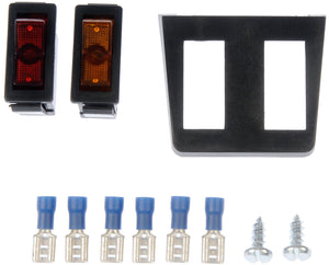 Multiple Rocker Kit Two Switches - Red and Amber - Dorman# 86921