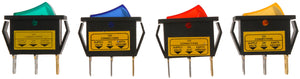 Multiple Rocker Electrical Switch Kit Red, Blue, Amber & Green - Dorman# 86923
