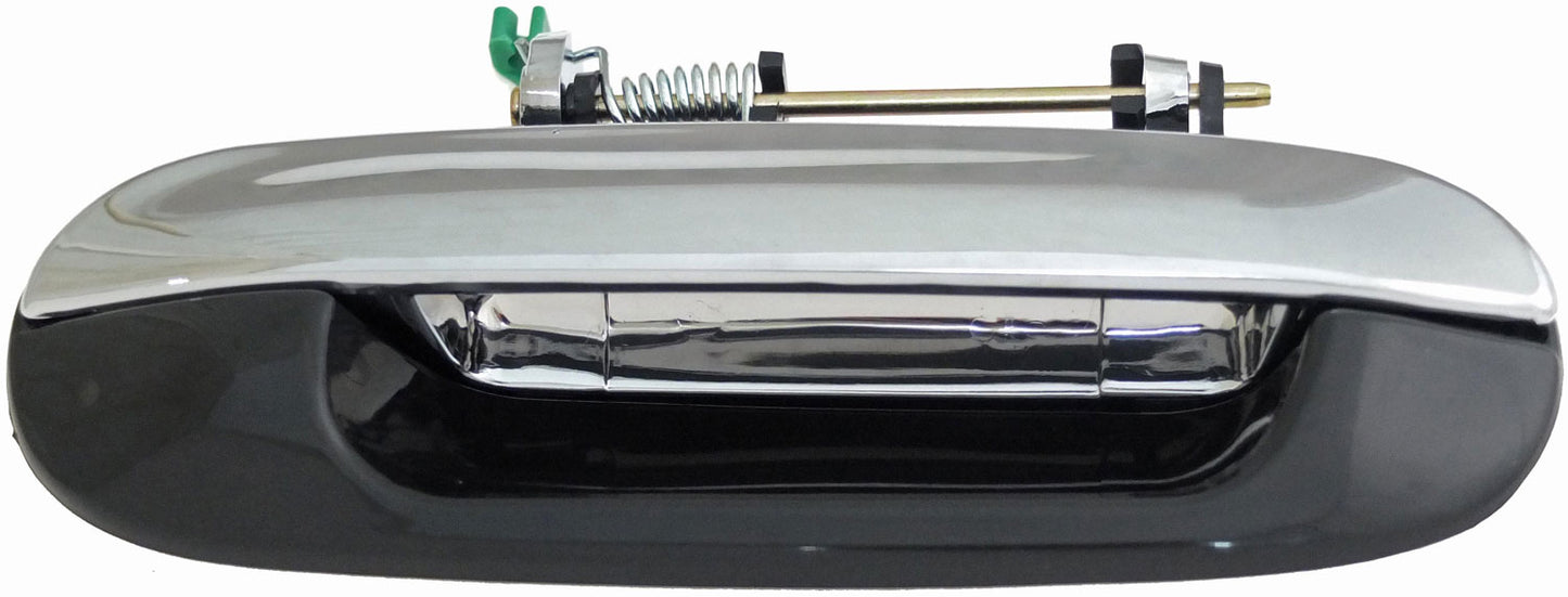 Exterior Door Handle Rear Right Chrome Lever Smooth Black House - Dorman# 88192