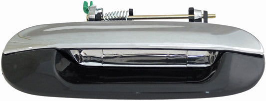 Exterior Door Handle Rear Right Chrome Lever Smooth Black House - Dorman# 88192