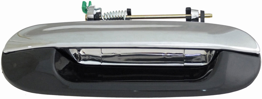 Exterior Door Handle Rear Right Chrome Lever Smooth Black House - Dorman# 88192