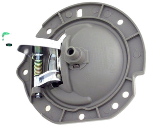New Interior Door Handle Rear Left Kit, Taupe W/ Chrome Handle - Dorman 88234