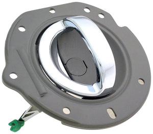 New Interior Door Handle Rear Left Kit, Taupe W/ Chrome Handle - Dorman 88234