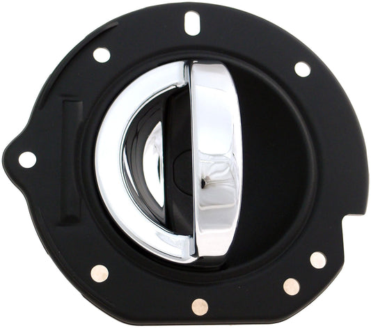 New Interior Door Handle Rear Right Kit, Black w/ Chrome Handle - Dorman 88235