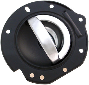 New Rear Left Interior Door Handle, Black w/ Satin Chrome Handle - Dorman 88241