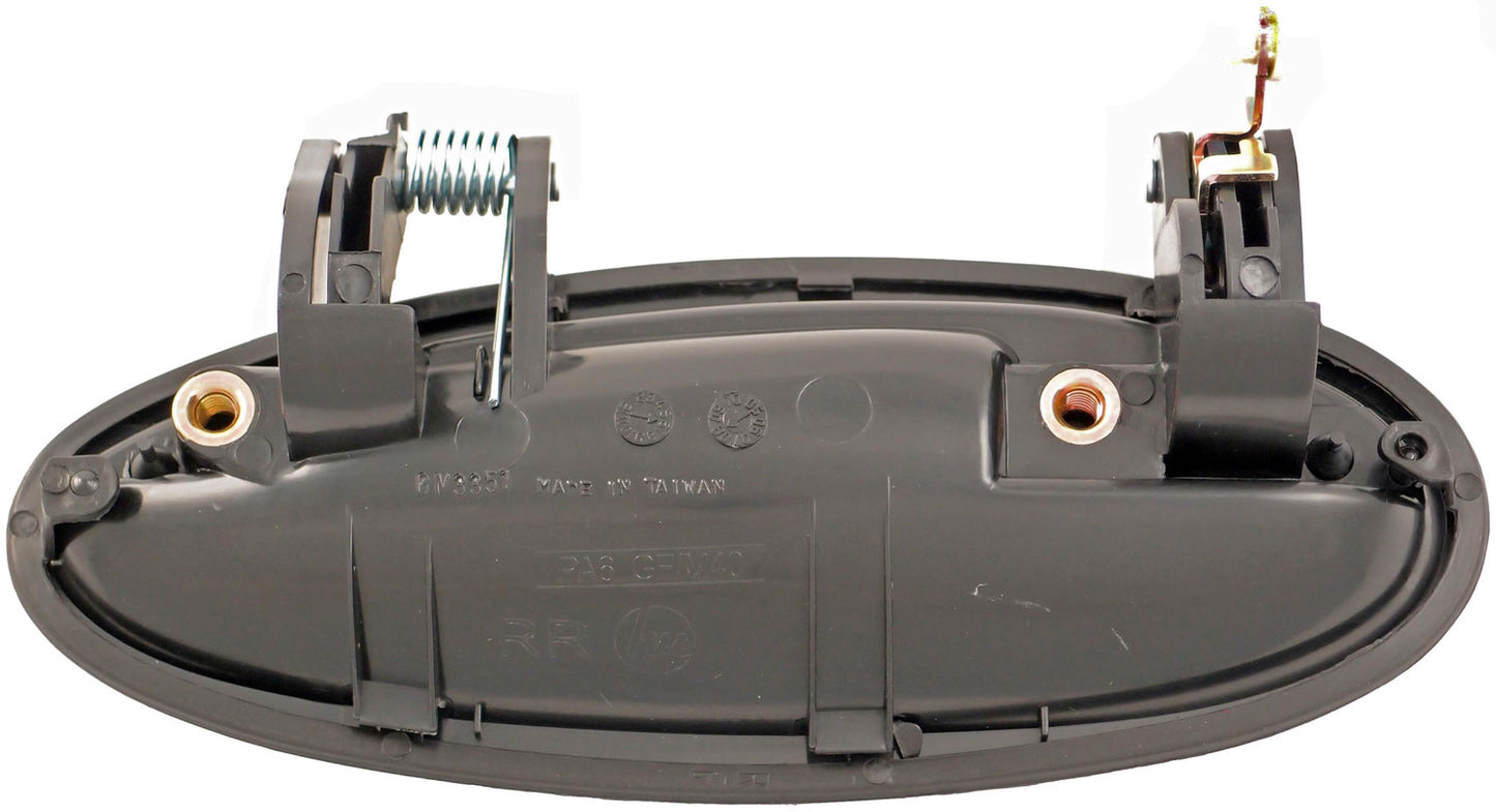 Exterior Door Handle Rear Right Smooth Black (Plastic) - Dorman# 88365