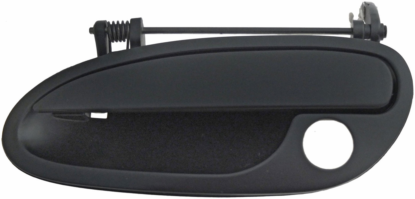 Exterior Door Handle Front Left Smooth Black (Plastic) - Dorman# 88492