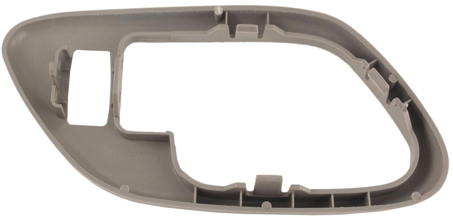 Int Door Handle Front & Rear Right Handle Bezel w/ Lock Hole Gray - Dorman 88534