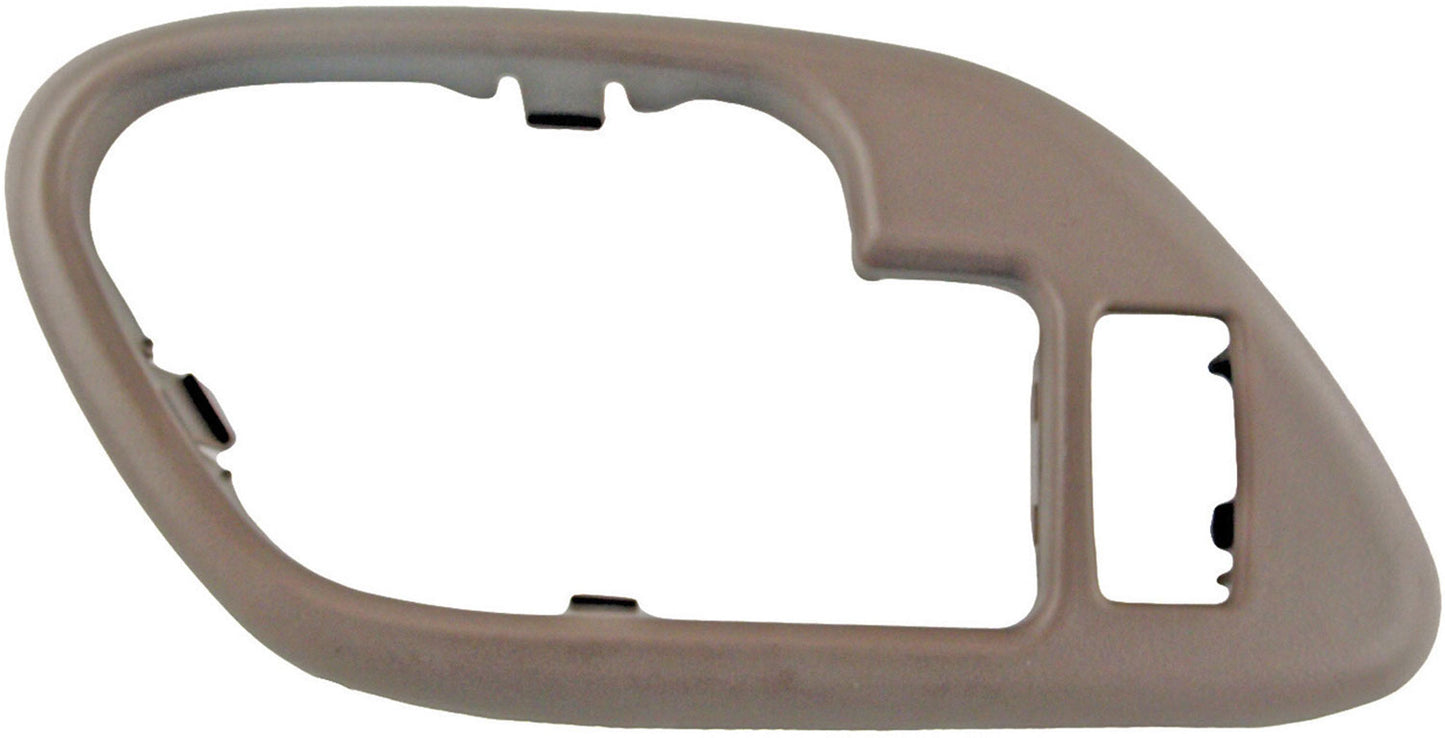 Int Door Handle Front & Rear Left Handle Bezel w/ lock Brown (Tan), Dorman 88537