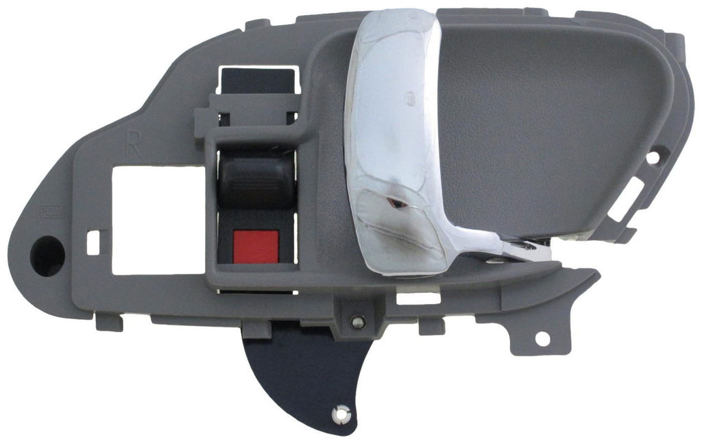 Int Door Handle Front & Rear Right Chrome Lever Gray Housing - Dorman# 88538