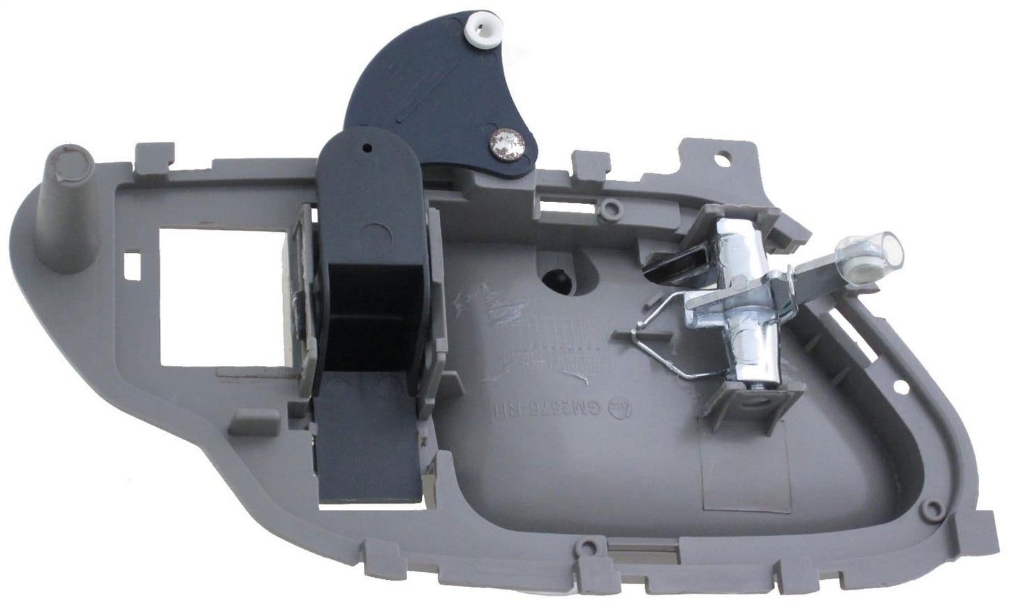 Int Door Handle Front & Rear Right Chrome Lever Gray Housing - Dorman# 88538