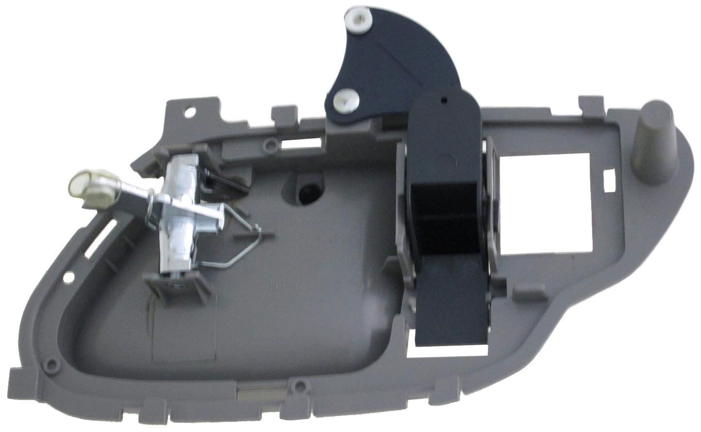 Interior Door Handle Front & Rear Left Chrome Lever Gray Housing - Dorman# 88539