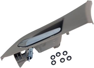Int Door Handle Front Left Kit w/o Power Switch Hole Chrome Lever - Dorman 88629