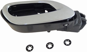 Interior Door Handle Front Right Kit Chrome - Dorman# 88654