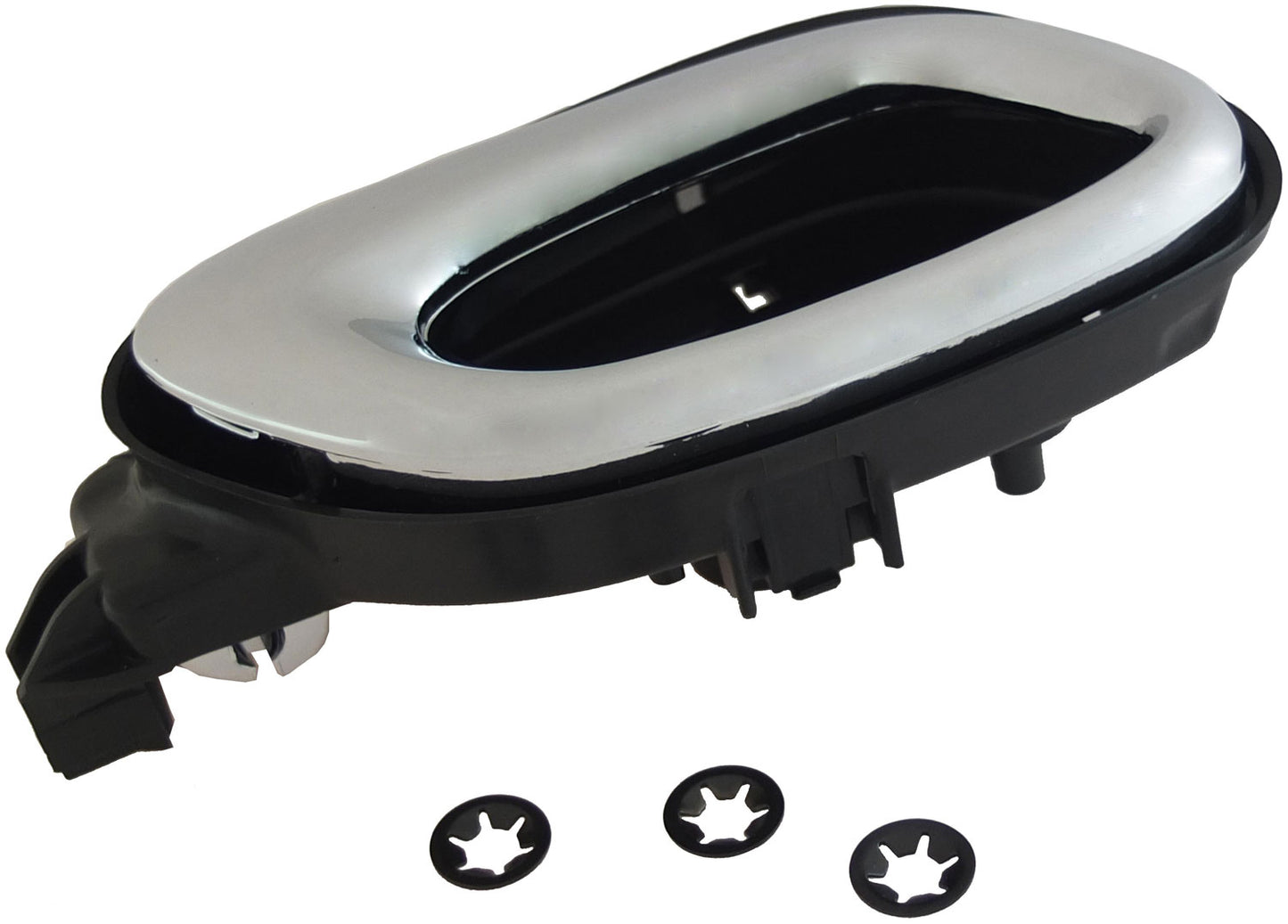 Interior Door Handle Front Right Kit Chrome - Dorman# 88654