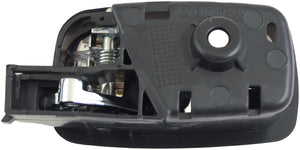 Interior Door Handle Rear Right Kit Chrome Lever Black Housing - Dorman# 88660