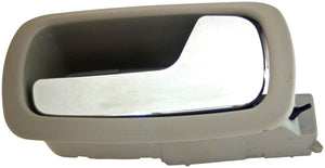 Interior Door Handle Rear Right Kit Chrome Lever Gray Housing - Dorman# 88667