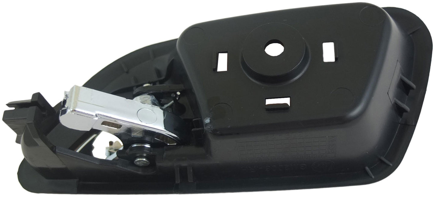 Int Door Handle Front & Rear Right Chrome Lever Black Housing (Ebony) - 88684