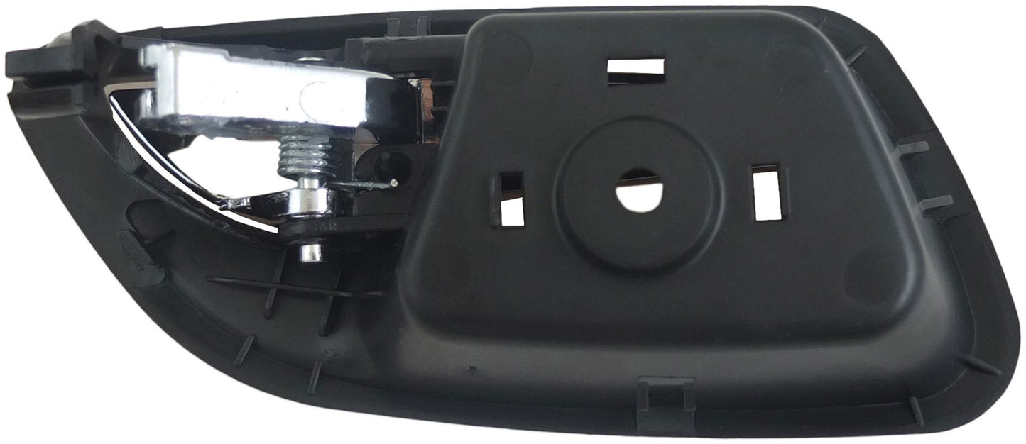 Int Door Handle Front & Rear Left Chrome Lever Black Housing (Ebony) - 88685
