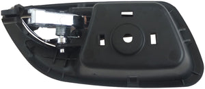 Int Door Handle Front & Rear Left Chrome Lever Black Housing (Ebony) - 88685
