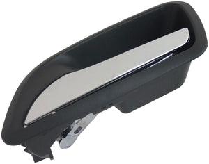 Int Door Handle Front & Rear Left Chrome Lever Black Housing (Ebony) - 88685