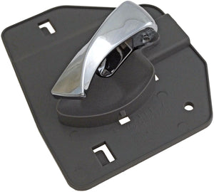 Interior Door Handle Front Left Chrome Lever Light Gray Housing - Dorman# 88691