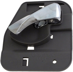 Interior Door Handle Rear Left Chrome Lever Light Gray Housing - Dorman# 88694