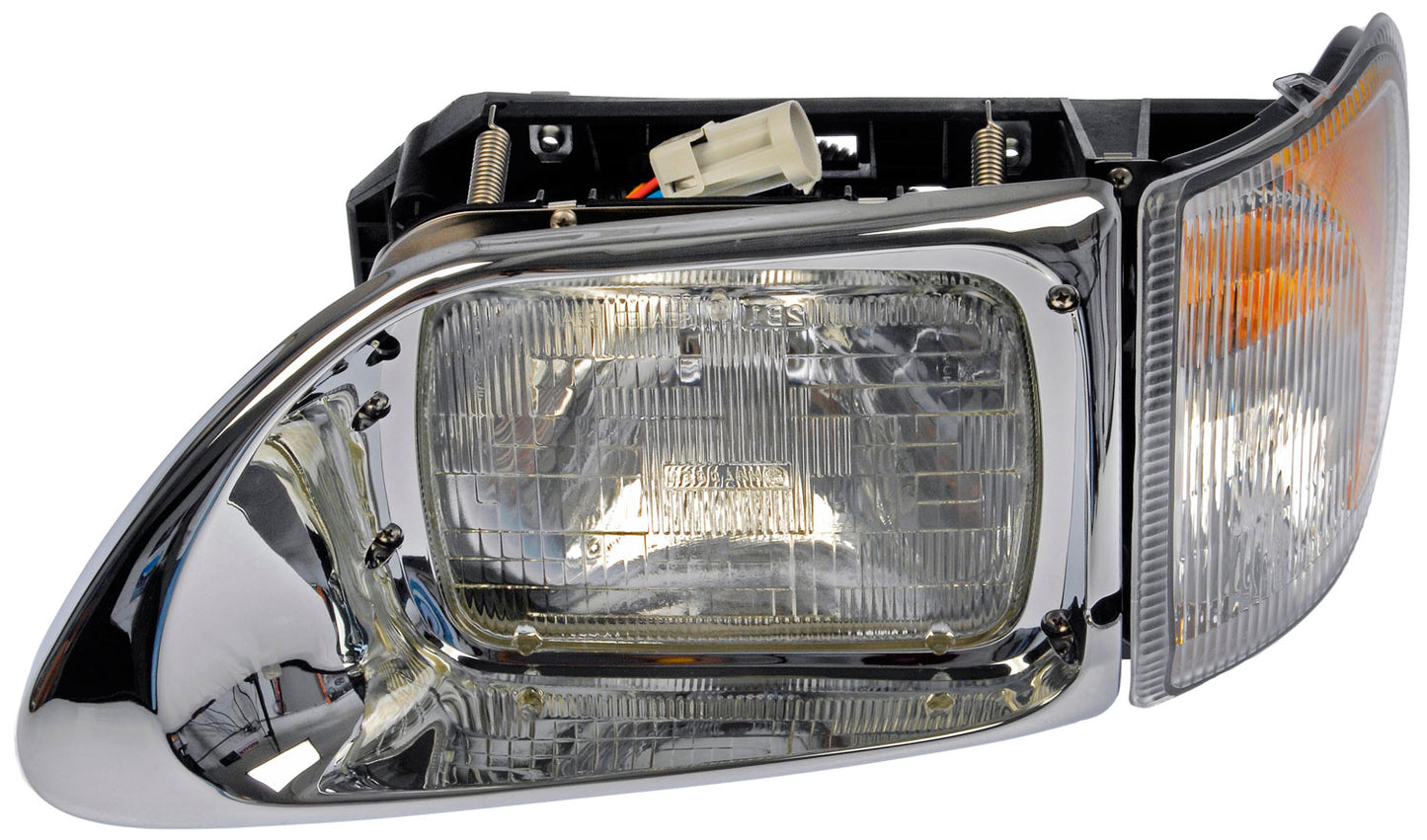 LT H/D Headlight Ass`y Dorman 888-5104,3502928C95 Fits 01-17 International 5900I