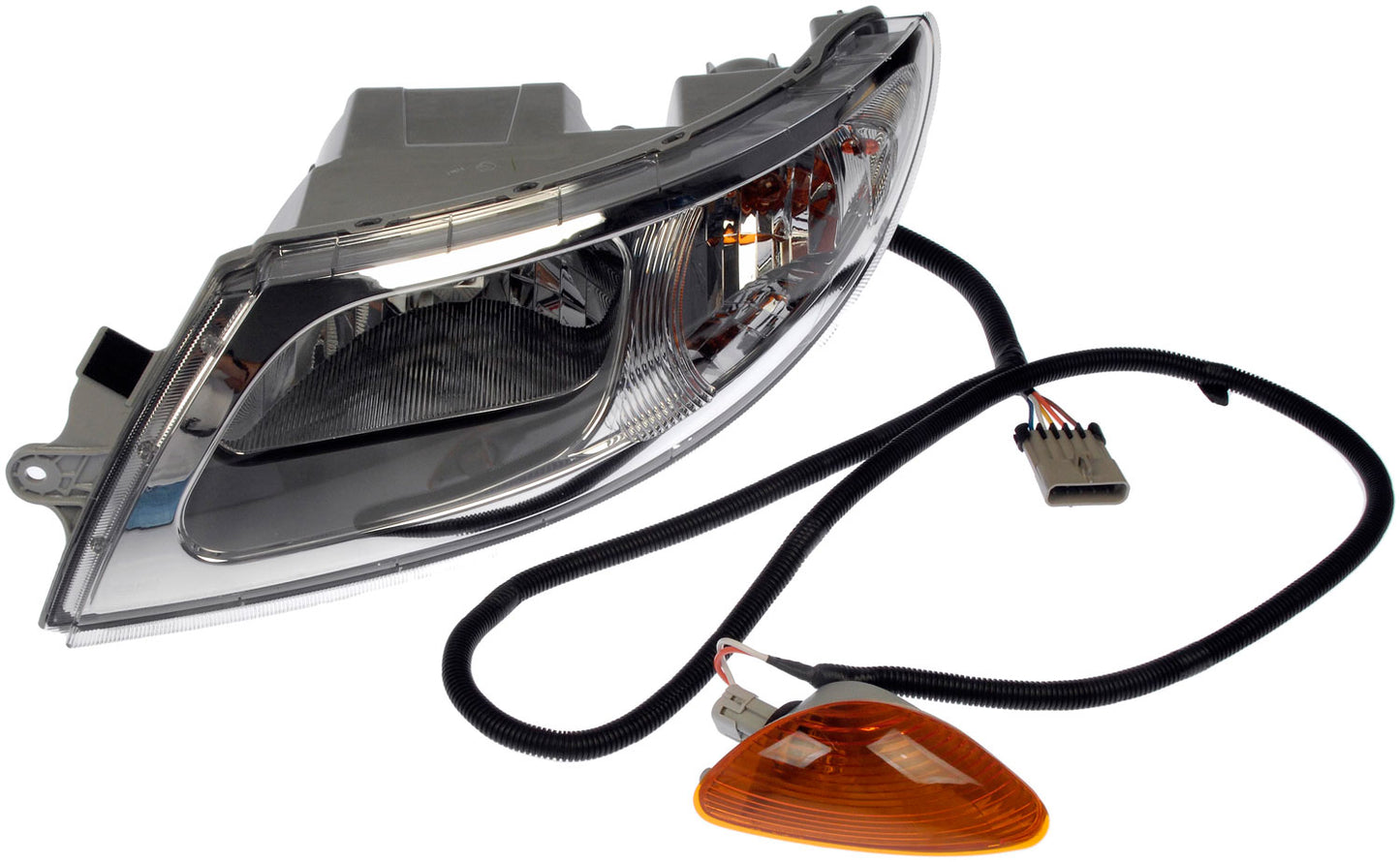 LT Headlight Ass`y Dorman# 888-5106,4020383C91 Fits 02-17 International 4400