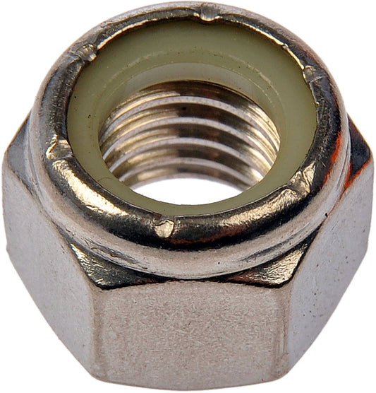 Hex Nut w/ Nylon Ring Insert-Stainless Steel-Thread 1/2-13 - Dorman# 894-084