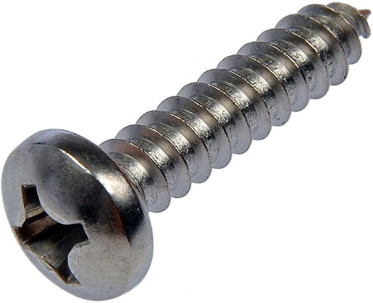 Self Tapping Screw Pan Phillips Head-No. 12 x 1 In. - Dorman# 896-837