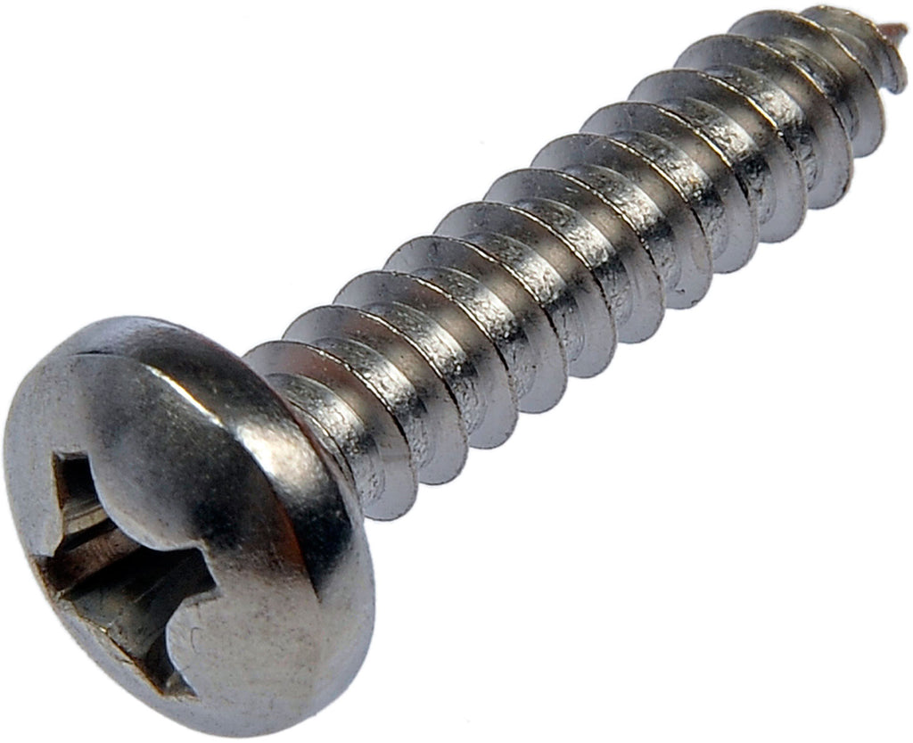 Self Tapping Screw Pan Phillips Head-No. 12 x 1 In. - Dorman# 896-837