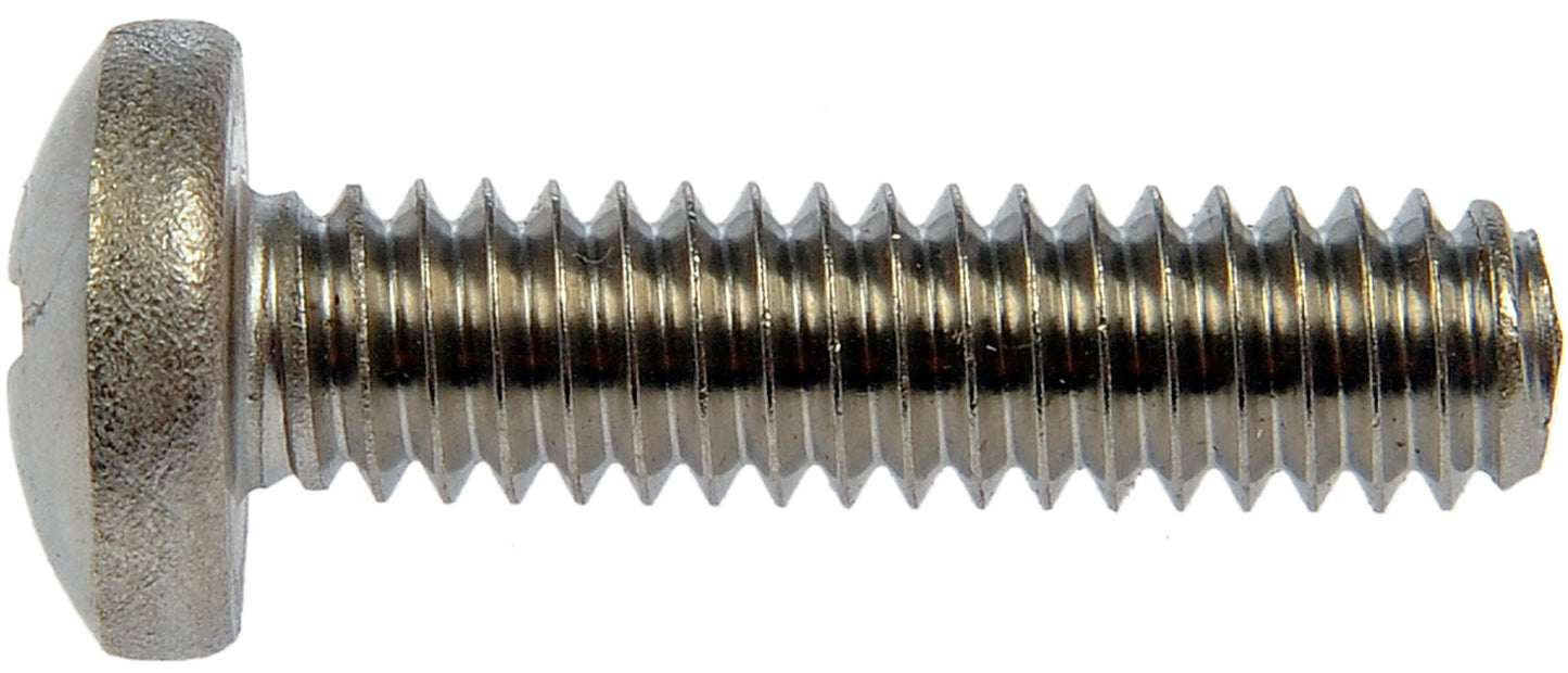 Machine Screw-Pan Phillips Head-Stainless Steel- 1/4-20 x 1" - Dorman# 898-549