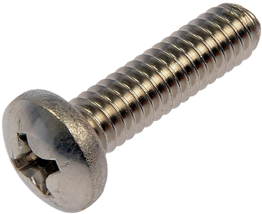 Machine Screw-Pan Phillips Head-Stainless Steel- 1/4-20 x 1" - Dorman# 898-549