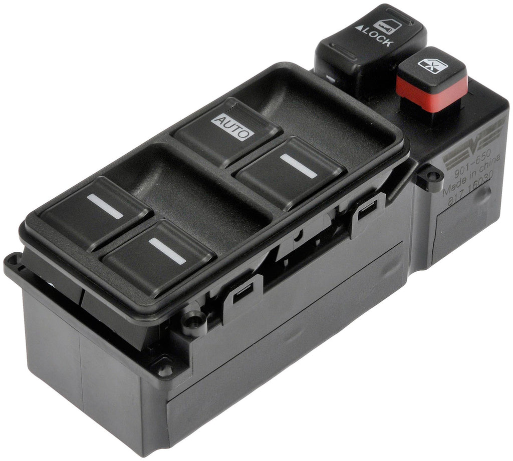 One New Master Window Switch - Front Left, 6 Button - Dorman# 901-650