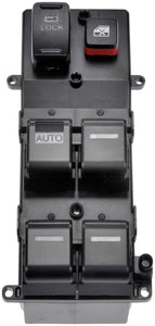 One New Master Window Switch - Front Left, 6 Button - Dorman# 901-655