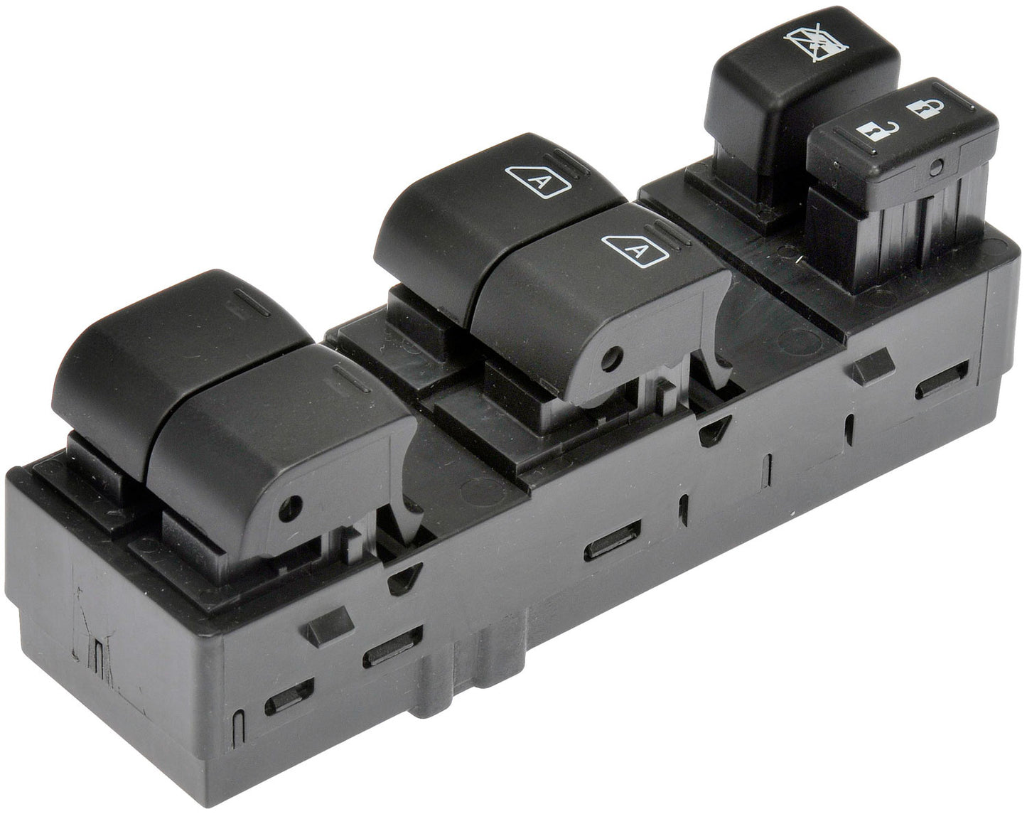 One New Master Window Switch - Front Left, 6 Button - Dorman# 901-804